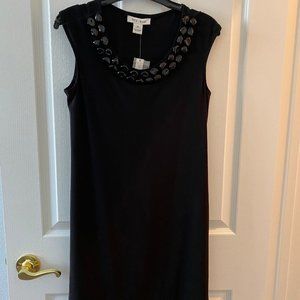 WHITE HOUSE BLACK MARKET - Jersey Knit Beaded Dress - Size XS - NWT